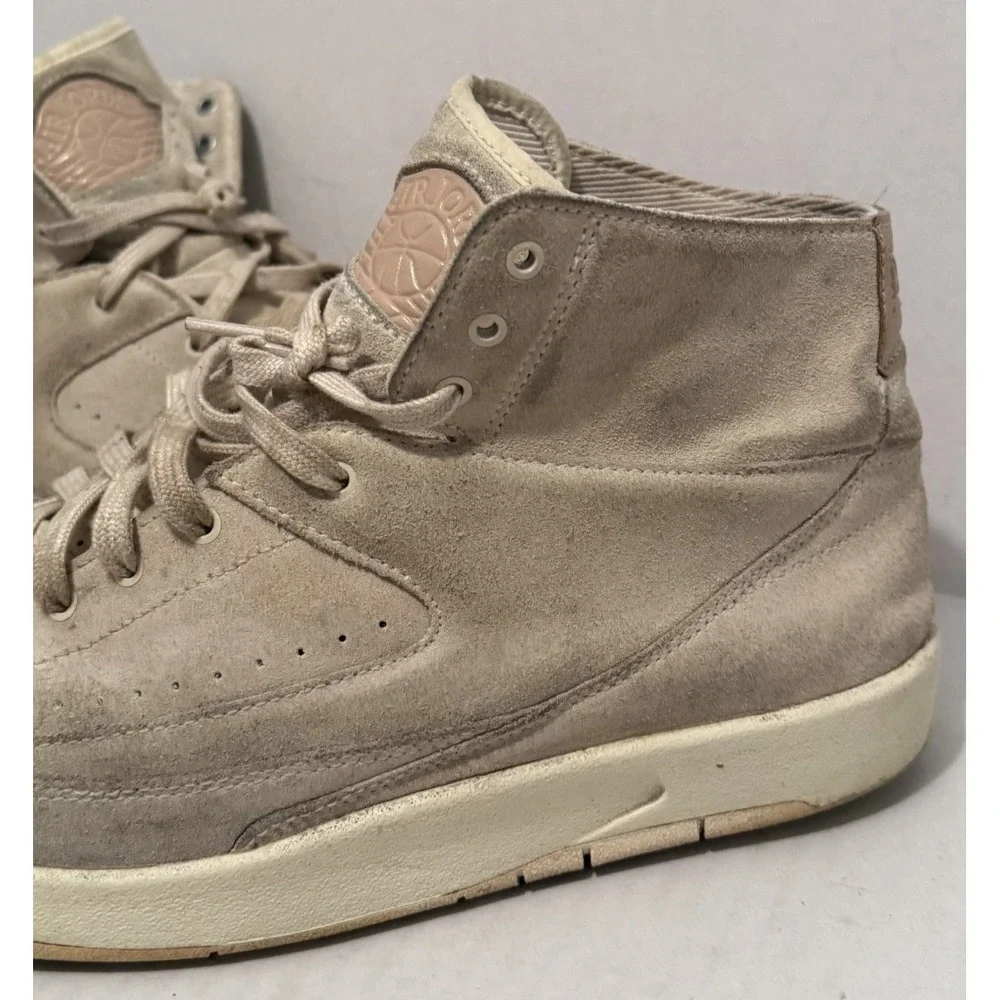 Nike Air Jordan 2 Retro Women's Tan Deconstructed Sail Sneakers 897521-100 Sz 10